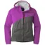 Outdoor Research Womens Panorama Point Jacket Ultraviolet Charcoal Herringbone Black